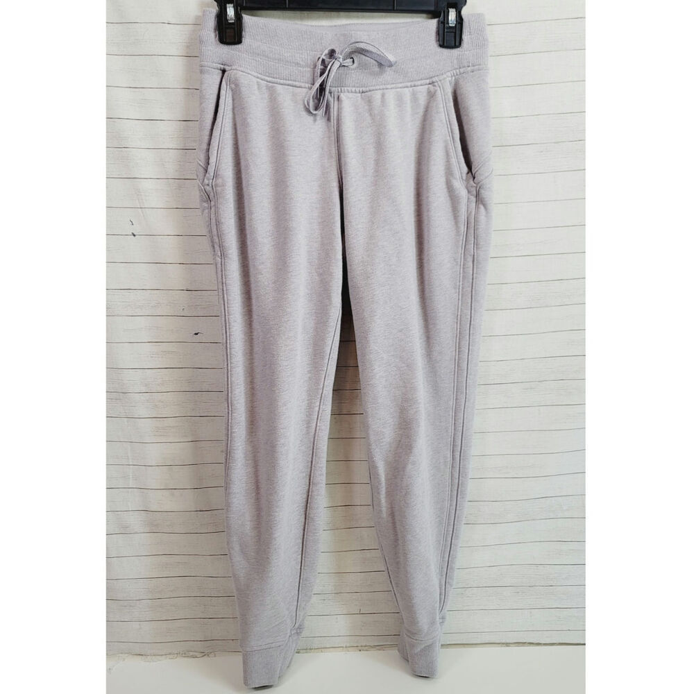 LULULEMON WARM DOWN JOGGER IN GRAY, SZ 4